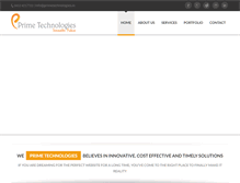 Tablet Screenshot of primetechnologies.in